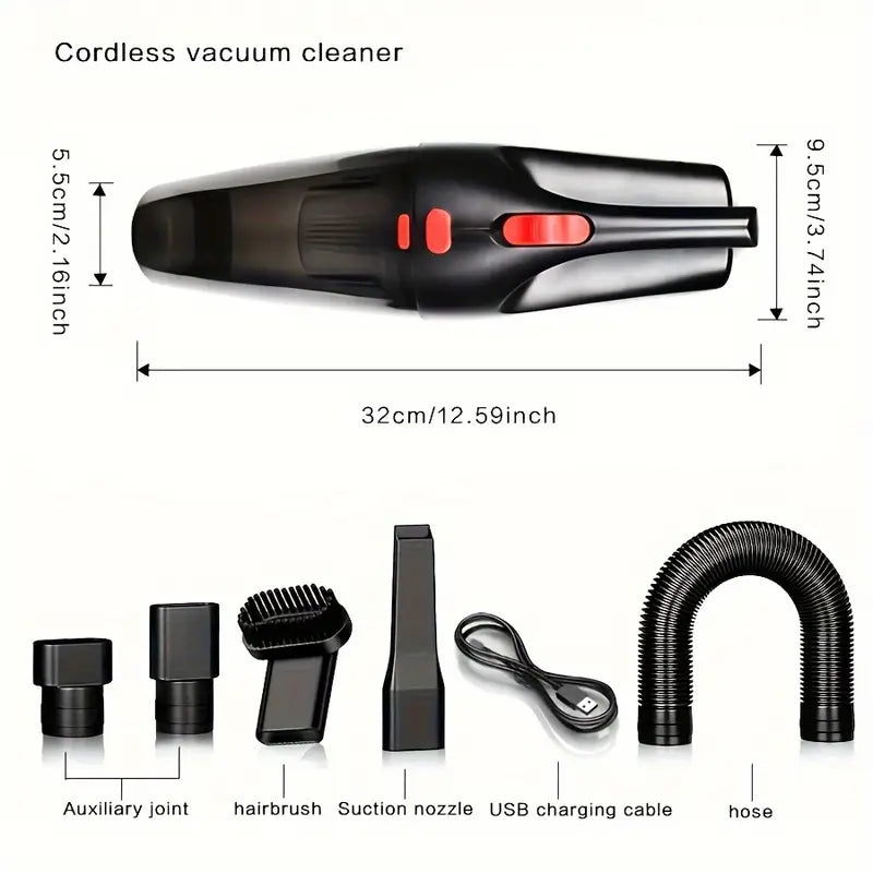 CascadeVac Portable Handheld Vacuum Cleaner
