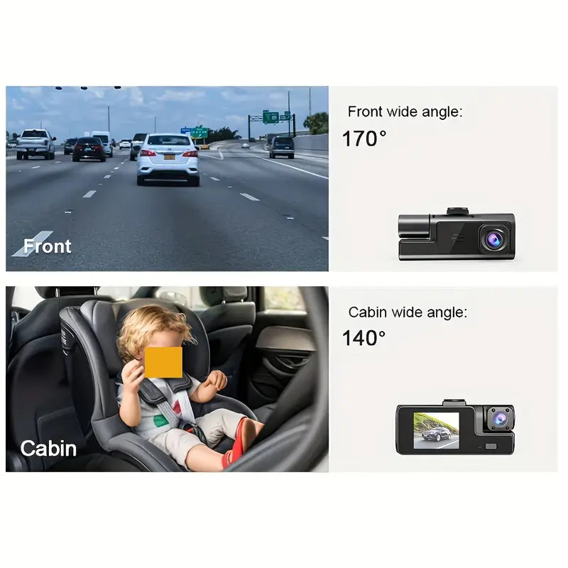 Dash Cam with Memory Card Included