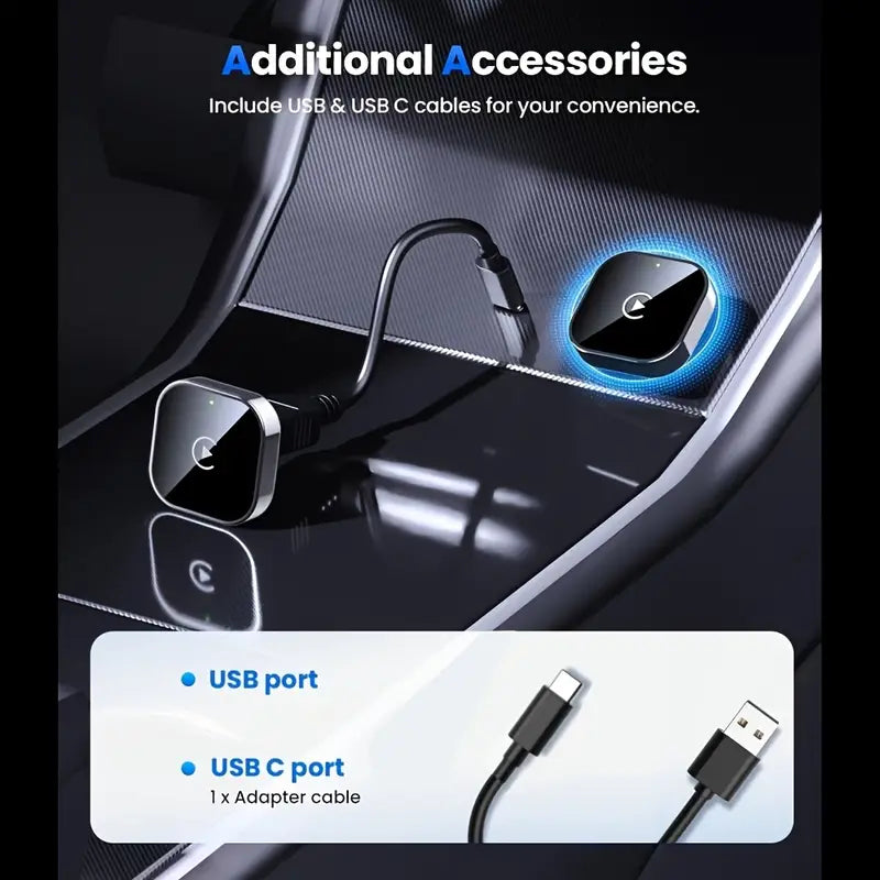 2025 Wireless CarPlay & Android Auto Adapter