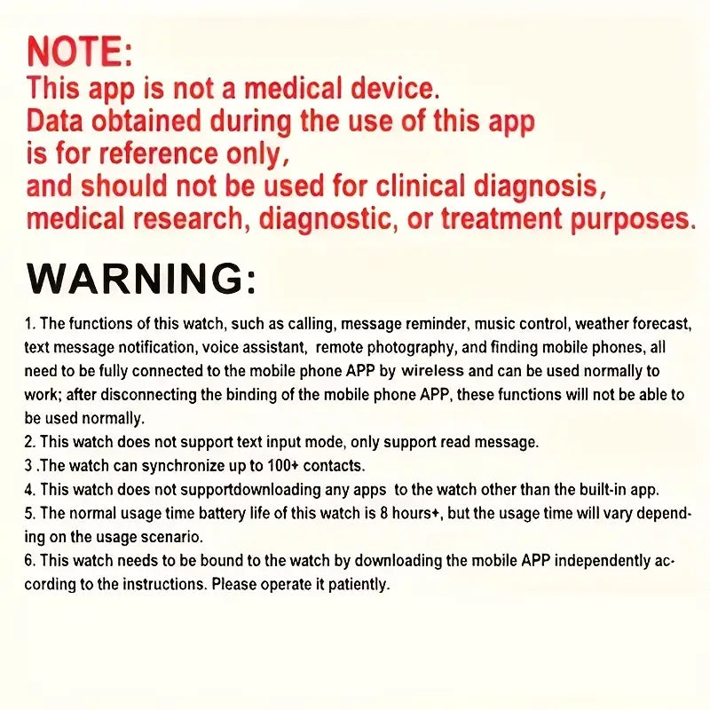 New Smart Watch with Wireless Calling/receiving